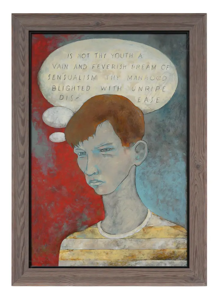 Malcolm Ross (1948-2003) 'Is not thy youth a vain and feverish dream ...', Image 1++